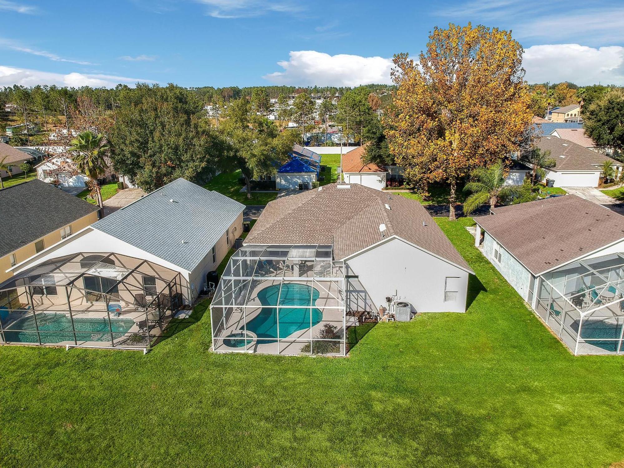 Grand Luxury Deluxe 4Br Pool Home Near Disney Four Corners Exterior foto